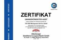 IFS Zertifizierung 2018 Higher Level für Altenburg