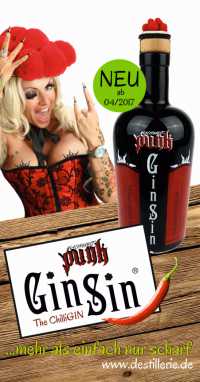 Mrs Blackforest Punk präsentierte Gin Sin